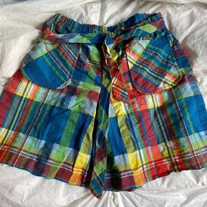Patty Woodard California Vintage Short/ Skort Plai